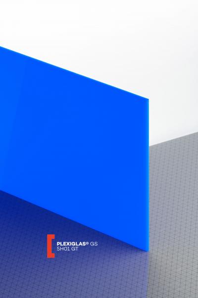 Plexisklo lité PLEXIGLAS GS modrá 5H01 síla 3mm, 1520x2030