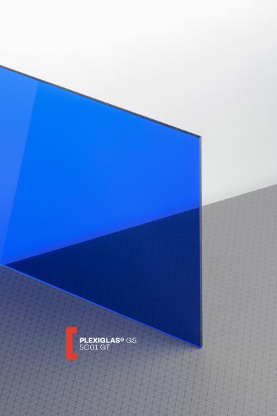 Plexisklo lité PLEXIGLAS GS modrá 5C01 síla 3mm, 2030x3050