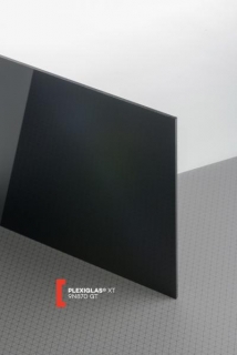Plexisklo extrudované PLEXIGLAS XT černá 9N870 síla 5mm, 