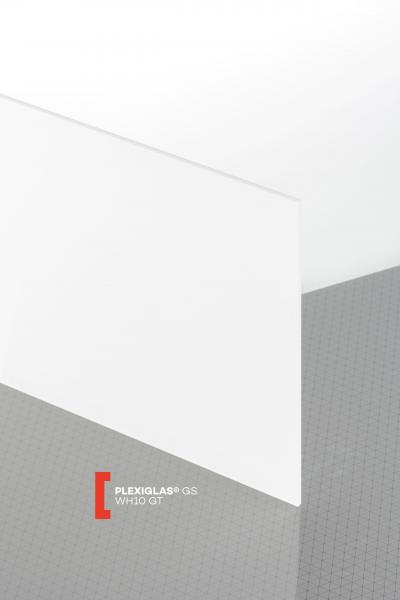 Plexisklo lité PLEXIGLAS GS - BÍLÁ - WH10 - síla 10mm 2030x3050