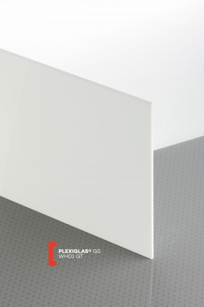 Plexisklo lité PLEXIGLAS GS - BÍLÁ - WH01 - síla 10mm 2030x3050