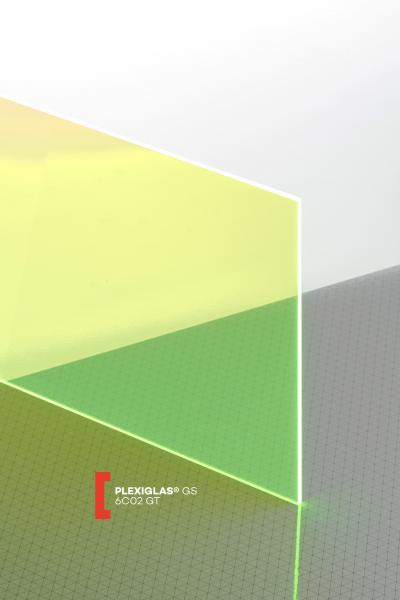Plexiglas FLUORESCENT 3mm, zelená, 1010x2030mm