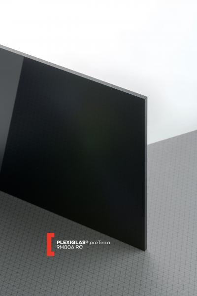 Plexisklo recyklované PLEXIGLAS PROTERRA černá 9M806 RC síla 3mm, NA DOTAZ