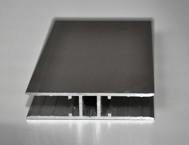 Spojovací AL H profily  - stříbrný ELOX - 10mm, 2000mm